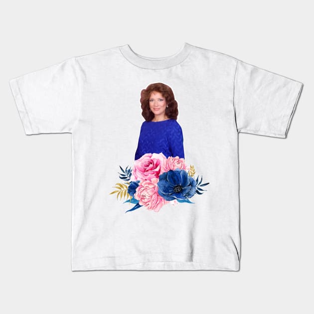 julia sugarbaker Kids T-Shirt by aluap1006